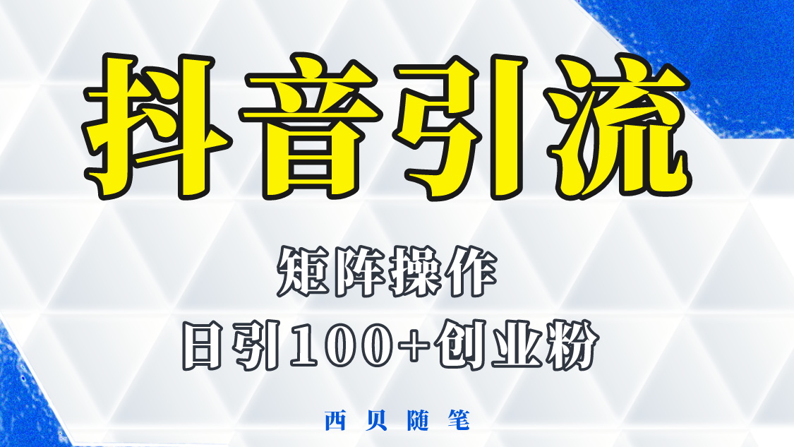 （10481期）分享如何通过抖音图文引流，矩阵操作日引百粉的方法和实操-卓越网创